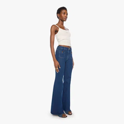Mother The Patch Pocket Doozy Retrograde Rodeo Jeans In Blue