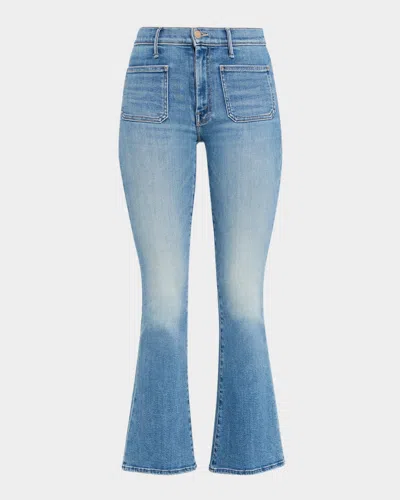 Mother The Patch Pocket Jeans In Blue