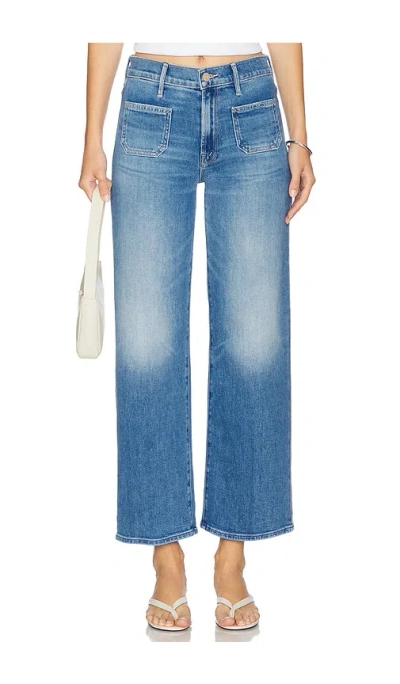 MOTHER THE PATCH POCKET MID RISE MAVEN ANKLE JEANS