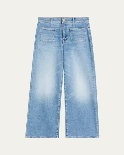 MOTHER THE PATCH POCKET MID-RISE MAVEN ANKLE JEANS