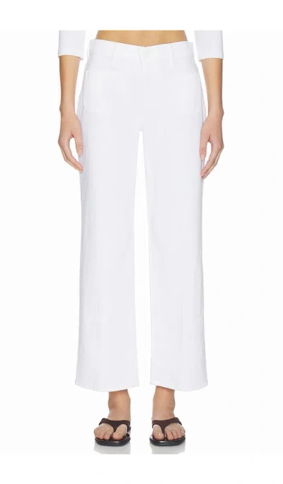 Mother The Patch Pocket Mid Rise Maven Ankle Jeans In White