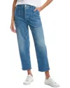 Shop Mother The Patch Pocket Private Flood Flag Me Down Wide Straight Leg Jean In Blue