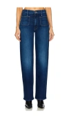 Mother The Patch Pocket Rambler Zip Sneak In Blue