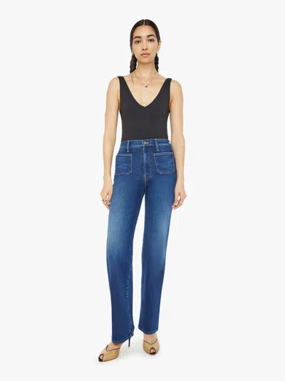 Mother The Lil Patch Pocket Rambler Zip Sneak Jeans In These Boots Are Made For Walkin In Multi