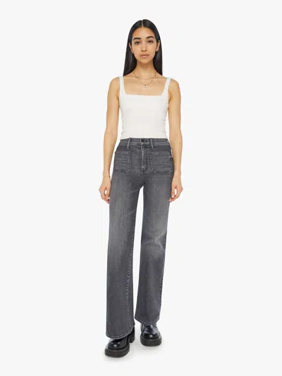 Mother The Patch Pocket Twister Sneak Up In Smoke Jeans In Black - Size 27