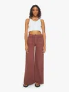 Mother Patch Pocket Undercover Sneak Pants In Cats And Dogs Friar Brown In Brown