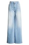 Mother Wide Jeans The Undercover Light Blue Washed In Friendly Reminder
