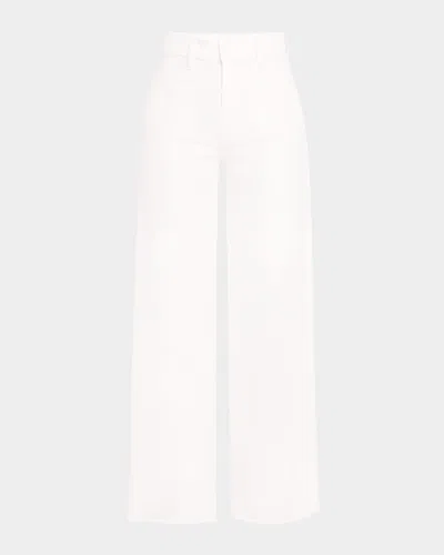 Mother The Patch Pocket Undercover Sneak Jeans In White