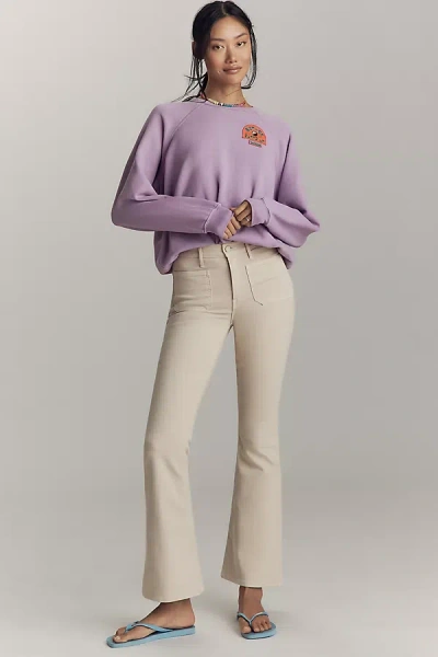 Mother The Patch Pocket Weekender High-rise Flare Jeans
