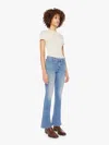 Mother The Patch Pocket Weekender Poppin Wheelies Jeans In White