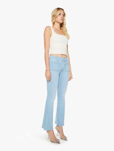 Mother The Patch Pocket Weekender Sauced By Six Jeans In Blue