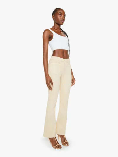 Mother The Patch Pocket Weekender Wacky Jeans In Brown