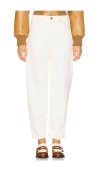 Mother The Peeler Tapered Ankle Jeans In 내추럴