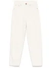 Mother The Peeler Tapered Ankle Jeans In 中性色