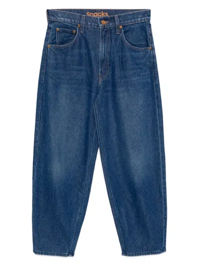 Mother The Peeler Ankle Jeans In Blue