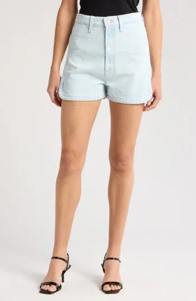 Mother The Piece Of Cake Denim Shorts In Over Ice