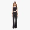 Mother The Pin Up Bookie Slice Heel Pants In Black