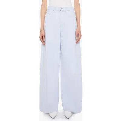 Mother The Pipe Dream Sneak Wide Leg Jeans In Purple