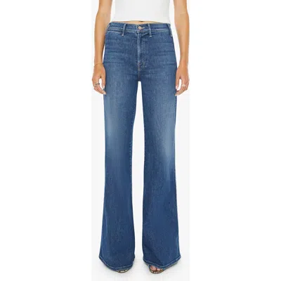 Mother The Pipeline Hustler Roller Sneaker Jeans In Blue