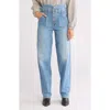 Mother 'the Undercover' Light Blue Wide Jeans In Love On The Beat