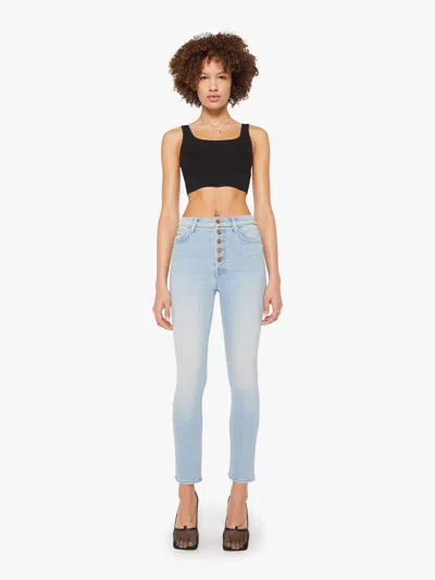 Mother The Pixie Dazzler Ankle Meet Me At The Metro Jeans In Blue