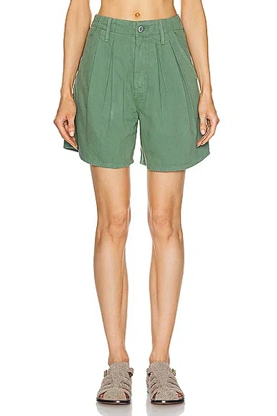 MOTHER THE PLEATED CHUTE PREP SHORT