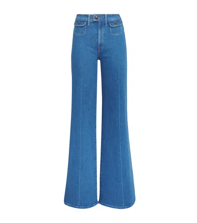 Mother The Pocketbook Hustler Roller Jeans In Blue