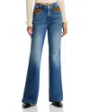 Mother The Pointy Pocket Doozy Heel Jeans In Remember When In Blue