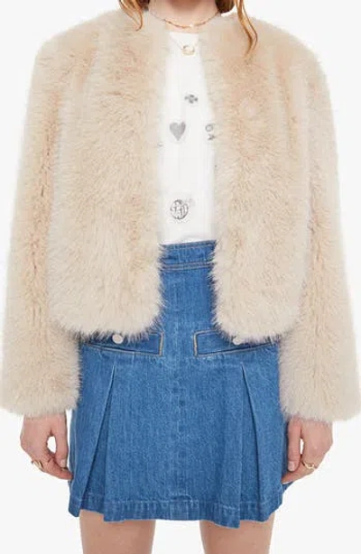 Mother The Polar Opposite Faux Fur Jacket In Multi