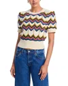 Mother The Powder Puff Sweater The Highs And Lows In White
