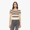 Mother The Powder Puff Sweater The Highs And Lows In Brown