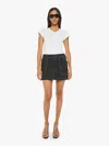 Mother The Private Mini Skirt Lines In White