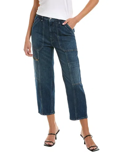 Mother The Private Zip Pocket Ankle Mile High Straight Leg Jean In Blue