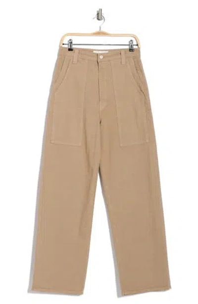 Mother The Quartet Breaker Pants In Dark Khaki