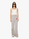 Mother The Quickie Roller Cut Sneak Fazed Out Jeans In Multi - Size Medium In Gray