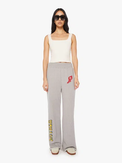 Mother The Quickie Roller Cut Sneak Fazed Out Jeans In Multi - Size Medium In Gray