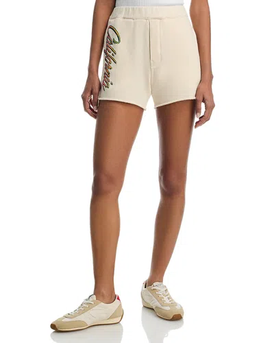 Mother The Quickie Roller Shorts In White