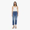 Mother The Rambler Ankle Well Stacked Jeans In Blue