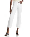 Mother The Rambler High Rise Ankle Straight Jeans In Fairest Of Them All In White