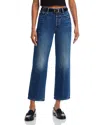 Mother The Rambler Ankle Fray Jeans In Well Stacked