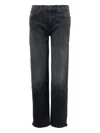 Mother The Rambler Jeans In Gray