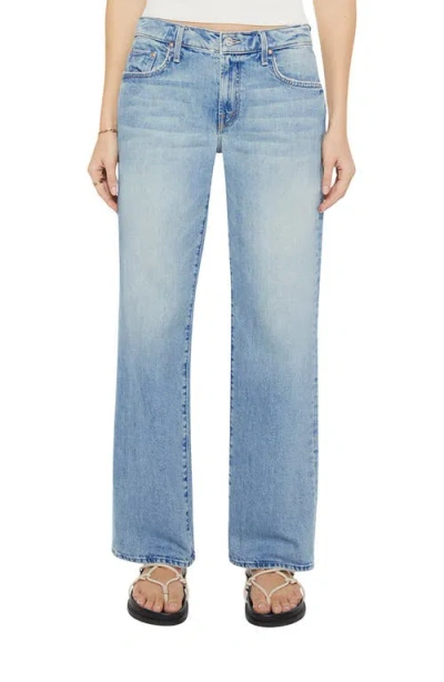 Mother The Rambler Skimp Straight Leg Jeans In Blue