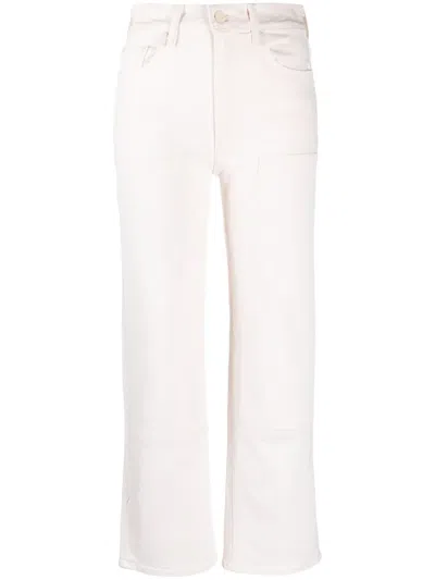Mother The Rambler Straight-leg Jeans In White