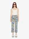 Mother The Rambler High Rise Ankle Straight Jeans In Dirtbike In Multi