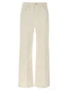 Mother Stretch Denim The Rambler Trousers In Neutral