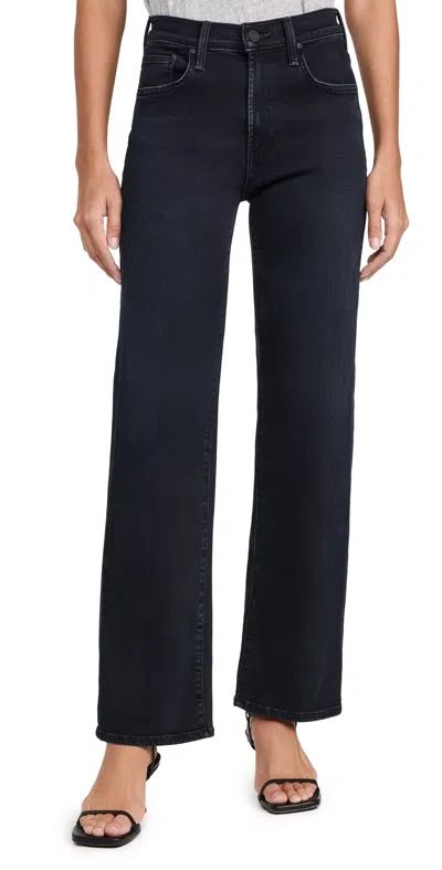 Mother The Mid Rise Rambler Zip Ankle Jeans In Night In Venice