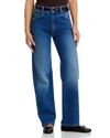 Mother The Mid Rise Maven Sneak Wide Jeans