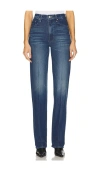 Mother Lil Kick It High Waist Straight Leg Jean In I Put A Spell On You
