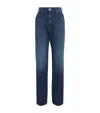 Mother The Rambler Zip Heel Jeans In Blue