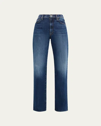 Mother The Rambler Zip Jeans In Brown